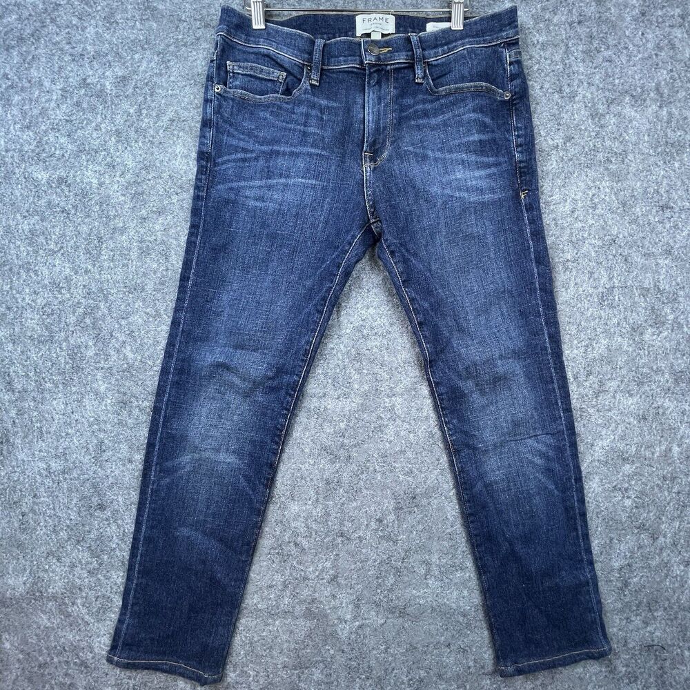 Frame Denim Jeans Mens 31 L'Homme Skinny Slim Straight